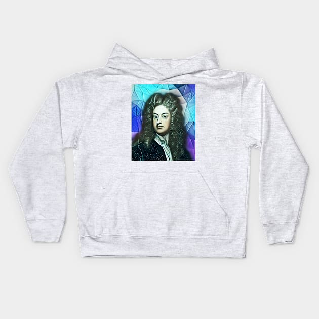 Joseph Addison Portrait | Joseph Addison Artwork 6 Kids Hoodie by JustLit